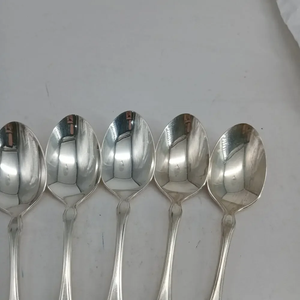 8X Tsp Rogers Oneida ALOUETTE Silverplate Teaspoons 1978